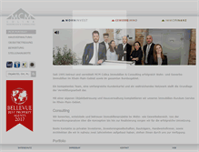 Tablet Screenshot of mcm-immobilien.de